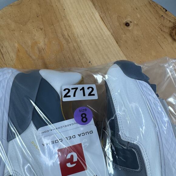 Duca Del Cosma Pagani Golf Shoes Mens Size 7.5-8 (41) Blue White Yellow NEW $239 - Picture 9 of 9